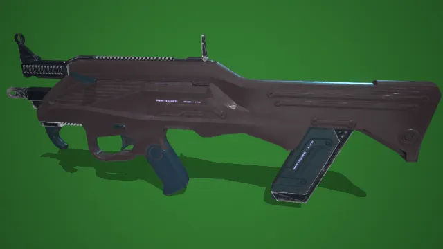 冲锋枪 枪械 武器模型 pbr模型 游戏模型