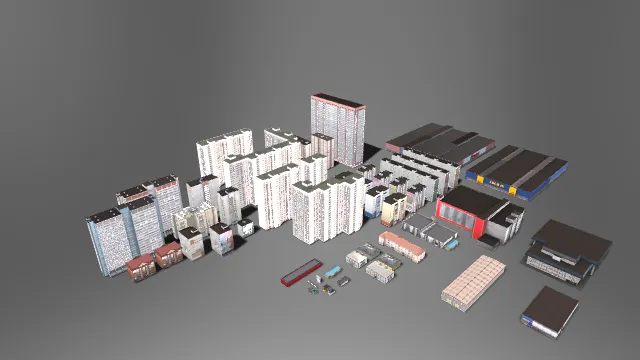 多类型房子 房子全家桶