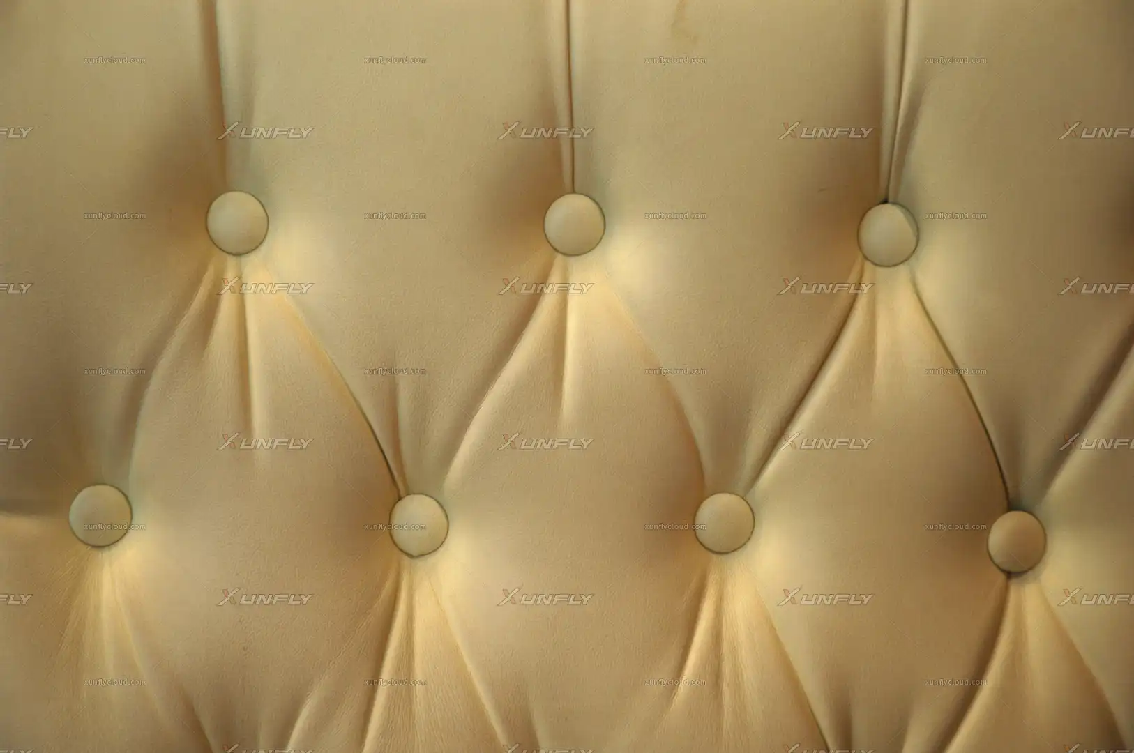 黄色皮革 皮质沙发靠背软包贴图